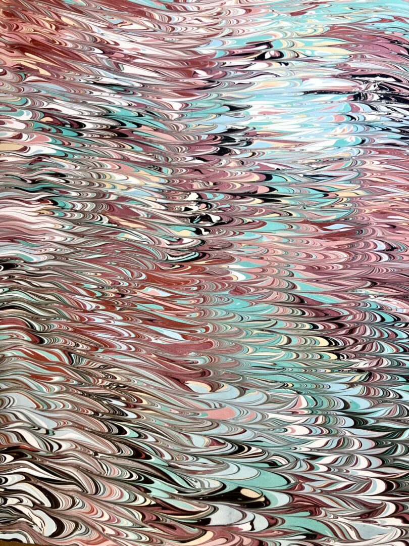 Tuesday Evening Paper Marbling